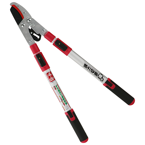 千吉・伸縮ラチェット太枝切鋏・SGFL-10－園芸道具・刈込鋏・太枝