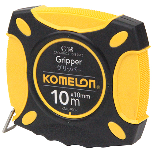 工具 メジャー クリッパー ✣新品✣ コメロン・鋼製巻尺グリッパー 10M・KMC-900R－大工道具・測定具