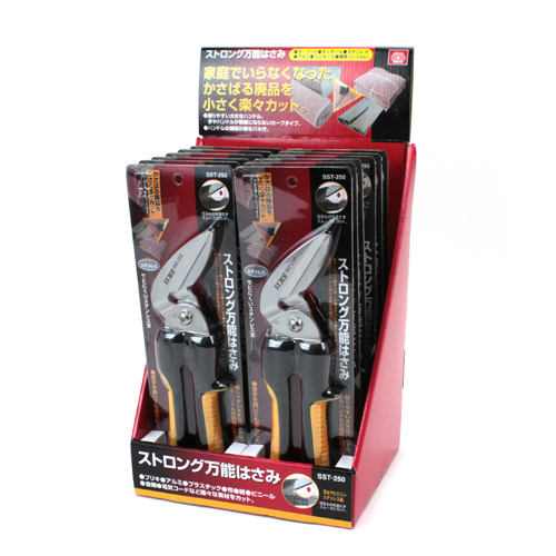 SK11・ストロング万能鋏・SST-250－大工道具・金切鋏・カッター