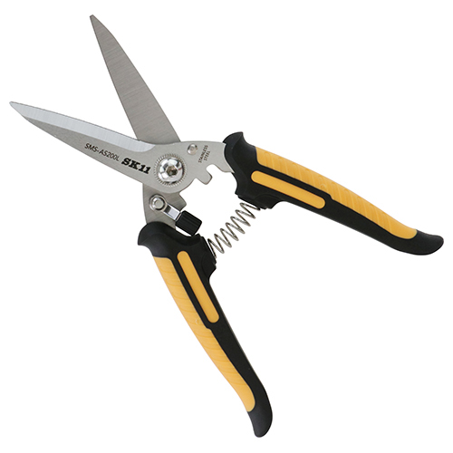 SK11・万能はさみAS ロング・SMS-AS200L－大工道具・金切鋏