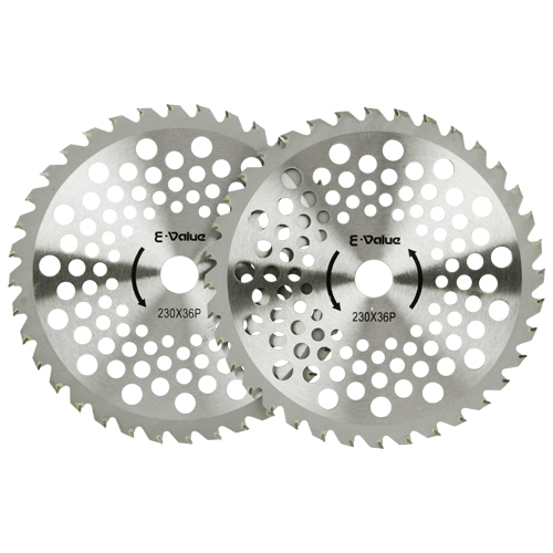 E－Value・軽量タイプチップソー 2枚組・ETT-230MMX36P－園芸