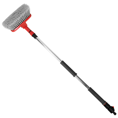 新品未使用ですが長期保存していた為ブラシに引っ付いた後があります。 セフティ－3・ロング伸縮散水お掃除ブラシ・SSB-2－園芸用品・散水
