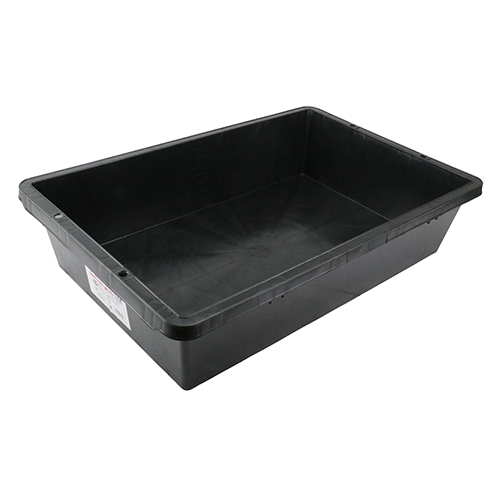 赤長・DIYトロ舟 ブラック・80L ﾌﾞﾗｯｸ－大工道具・左官鏝・トロ舟