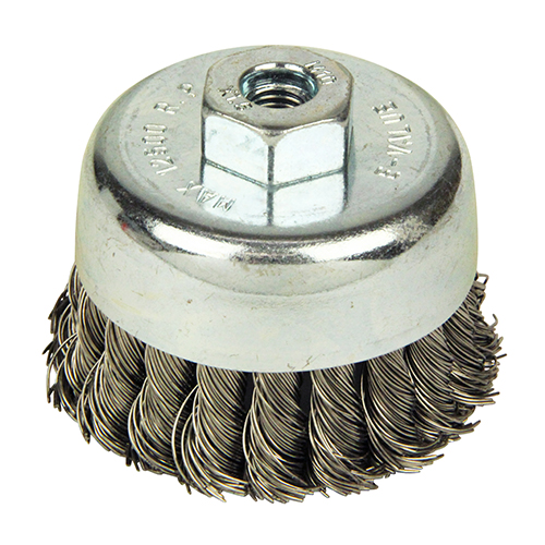 E－Value・ステン剛腕カップブラシ・80MM－先端工具・ジスク