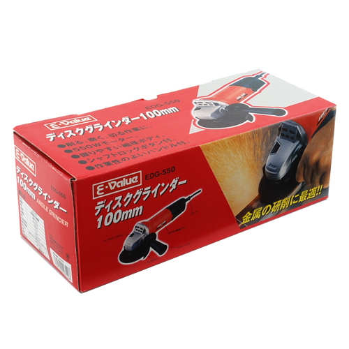 中古品 藤原産業 E-Value ディスクグラインダー EDG-550 砥石・ケース付きセット 藤原産業E-ValueブランドのディスクグラインダーEDG-550 - メルカリ