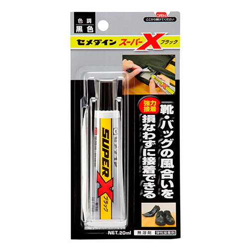 セメダイン　スーパーx ブラック　333ml 10本入り 多用途接着剤 スーパーX(クリア・ホワイト・ブラック) セメダイン 弾性