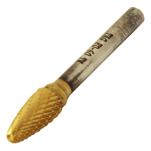 SK11・チタンコート超硬バー6mm・STCB-21ｻﾝｶｸ－先端工具