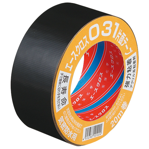 光洋化学・エースクロス031黒・50mmx20M－資材・テープ関連・気密