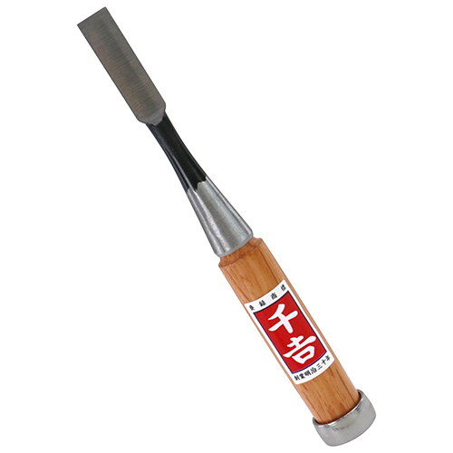 千吉・小細工のみ・ﾋﾗ12MM－大工道具・のみ・彫刻刀・鉋・細工用のみ