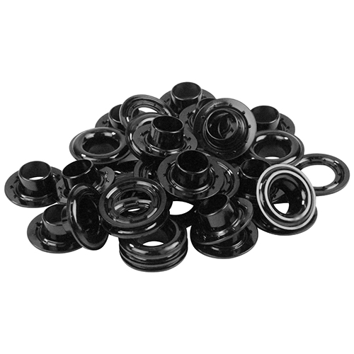 SK11・PC両面ハトメ玉10mm 黒・NO.185B－大工道具・錐