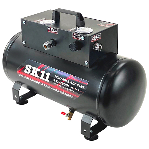 エアーサブタンク 19L【野田愛宕店】【店頭取引限定】【中古】管理番号：ITVUSELIIYRM SK11・補助エアータンク39L・SAT-390IR－電動工具・エアー