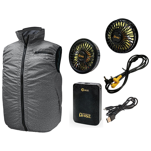 【未使用品】Di-VaiZ 2202AZ EF WEAR SET LL DiVaiZ・WZファンベストセット・2202AZ-26-L－ワークサポート