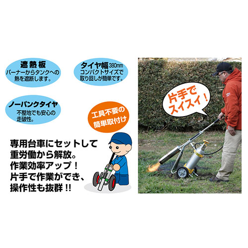 新富士・草焼バーナーPro・KB-300－園芸機器・バーナー・灯油