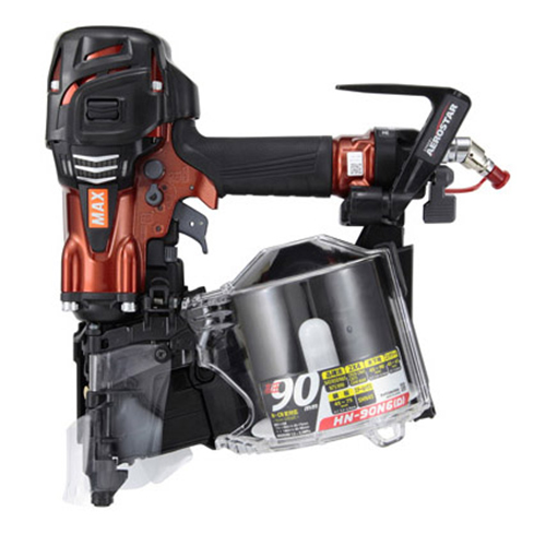 MAX・釘打機 スーパーネイラ・HN-90N6(D)-R－電動工具・マックス 釘