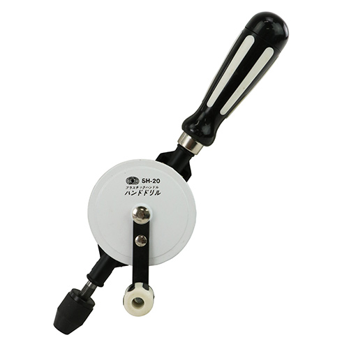 中古品　医療器具ハンドドリル ホワイト SK11・ハンドドリル SH－20・PCﾊﾝﾄﾞﾙ－大工道具・錐・ピット