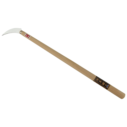 千吉・除草鎌 長柄・100mm－園芸道具・鎌・収穫用鎌：DIYツールの