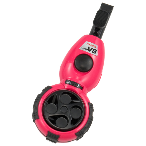 タジマ・エルライン墨つぼV8斜カット・LL-SUMV8N-R－大工道具・墨