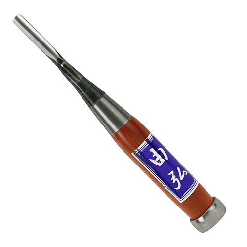 由弘・小道具のみ 丸6mm・ﾏﾙ6mm－大工道具・のみ・彫刻刀・鉋・細工