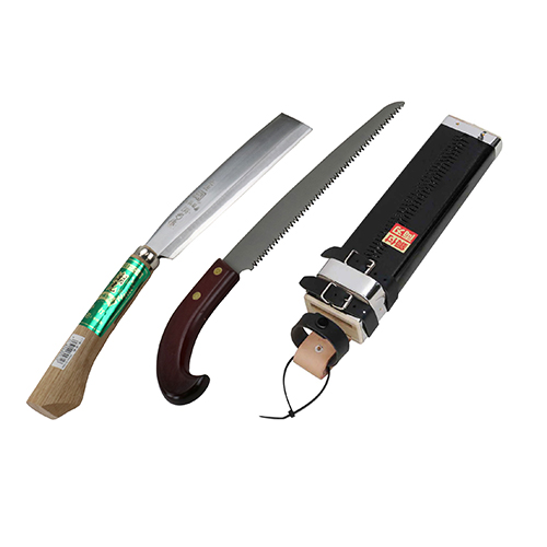 二丁差し（鉈、鋸）・180MM・210MM－園芸道具・鉈・両刃：DIYツール