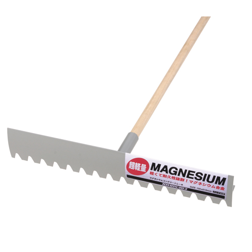 トモサダ・マグネシウムレーキ・MGR-600S－大工道具・左官鏝・土間関連