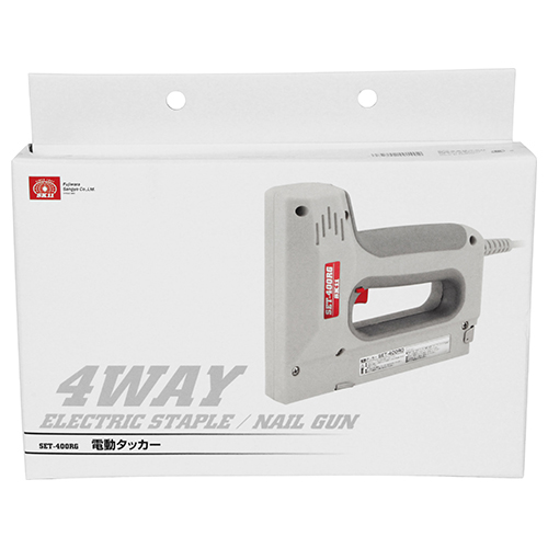 SK11・4WAY電動タッカー・SET-400RG－電動工具・藤原産業電動