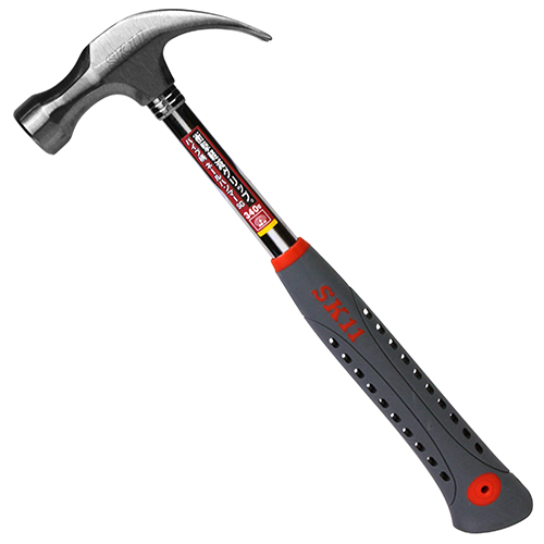 SK11・パイプ柄ネールハンマーSG・340G－大工道具・金槌・ネール