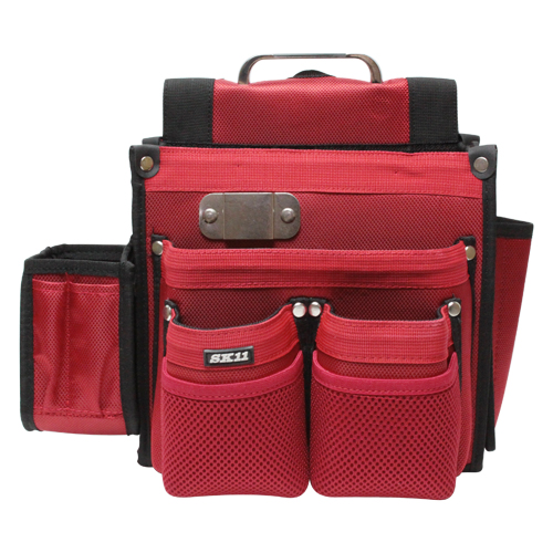 SK11・匠 仮枠大工釘袋 レッド・SC-11－収納用品・藤原産業腰袋