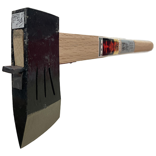 千吉 金・割斧・1KG 60CM－園芸道具・鉈・斧：DIYツールの藤原産業