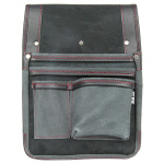 SK11・マチ付革製釘袋BL・SMK-1M-収納用品・藤原産業腰袋 SK11・マチ付革製釘袋BL・SMK-1M-収納用品・藤原産業腰袋